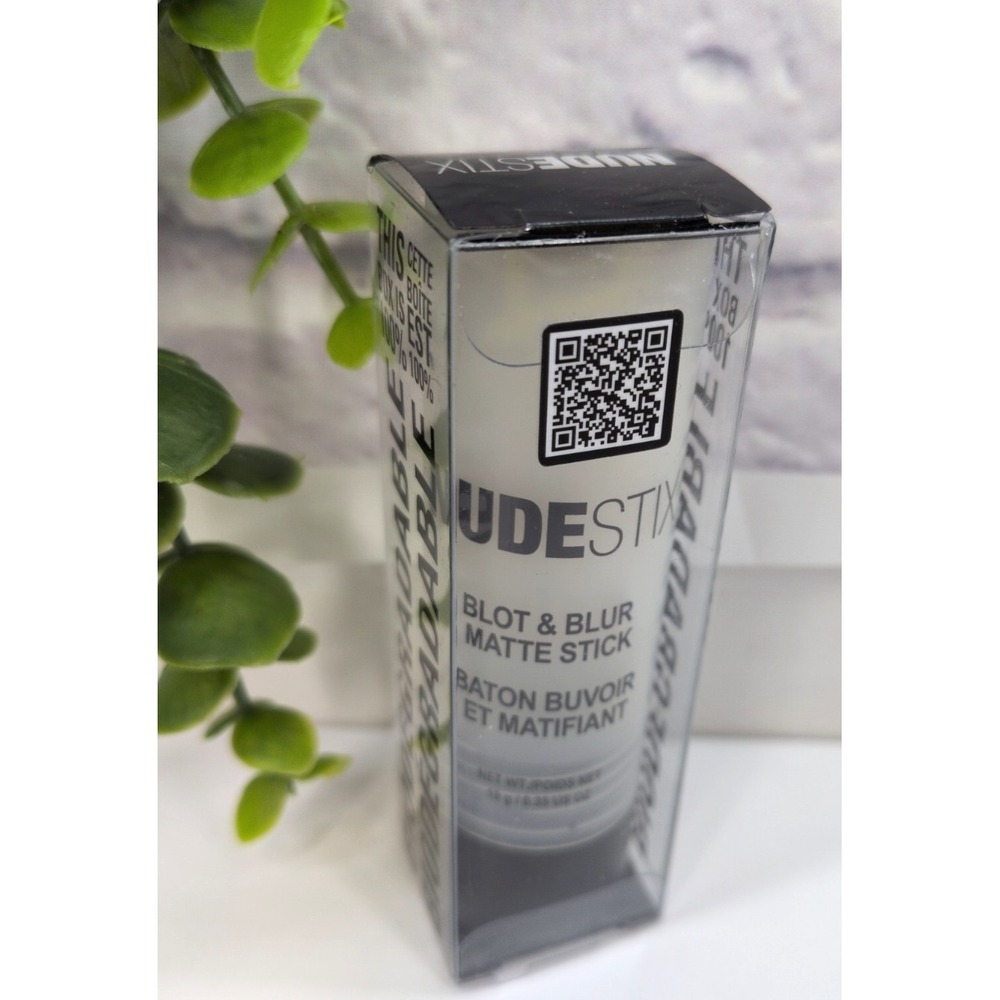 NEW IN BOX🌿Nudestix Blot & Blur Matte Stick Clear Balm 10g/0.35oz MakeUp Canada